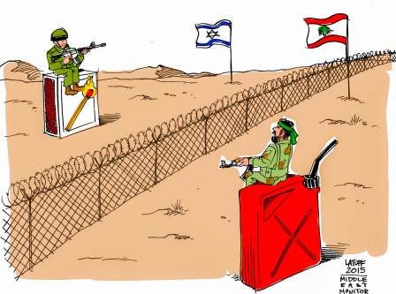 Click to enlarge Israel border Lebanon