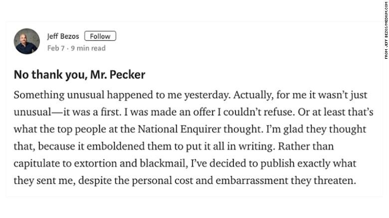 bezos post blackmail national enquirer