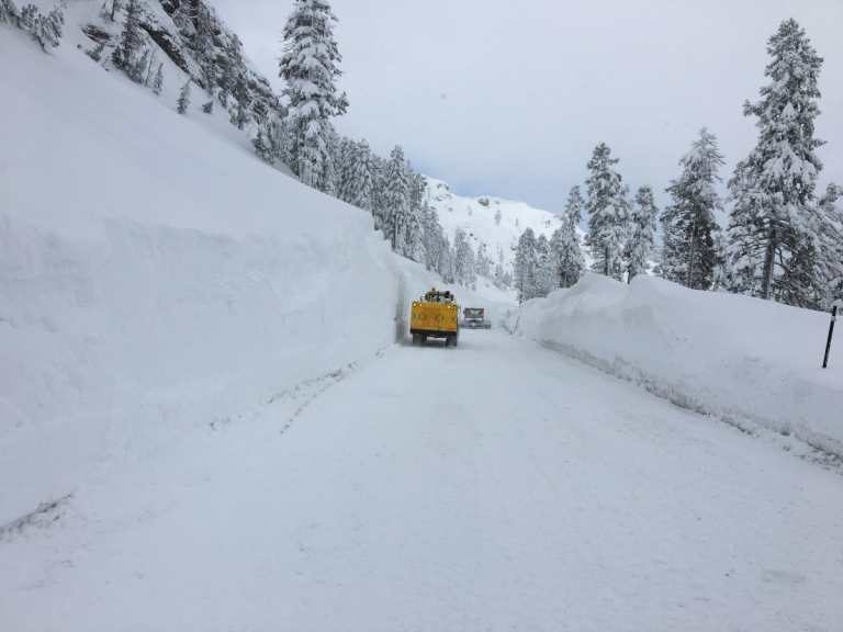 Click to enlarge Clearing Carson Spur on Route 88