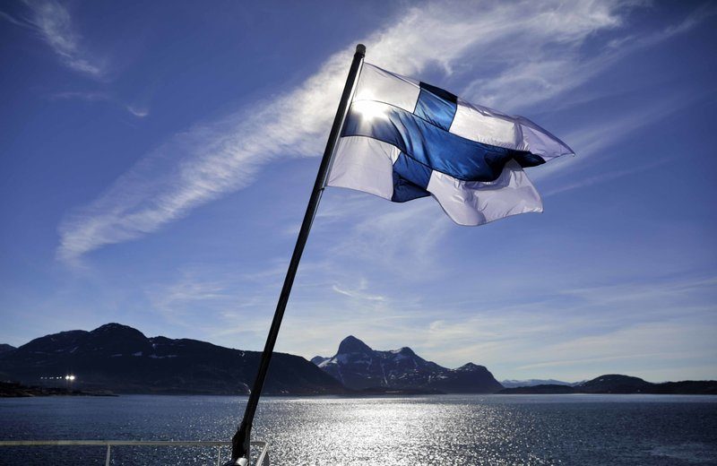Click to enlarge Finnish flag