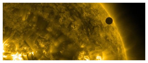Venus transiting the Sun.
