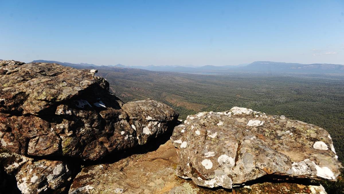 Click to enlarge The Grampians.