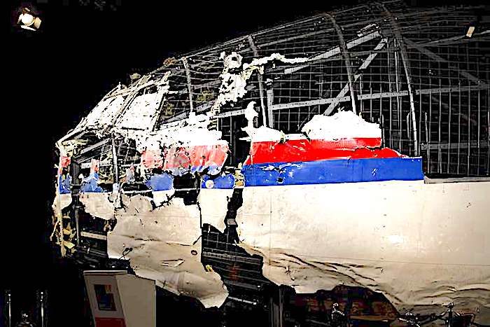 MH17 wreckage