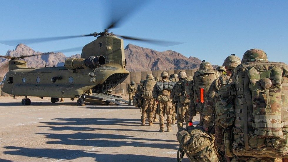 Click to enlarge US troops in Afghanistan
