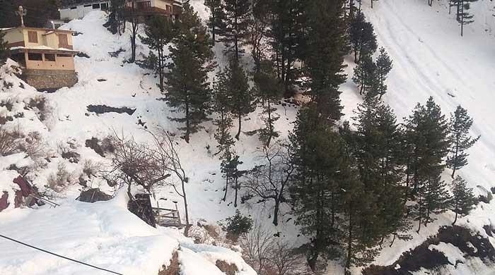 Heavy snowfall in Galyat breaks 35 years old record