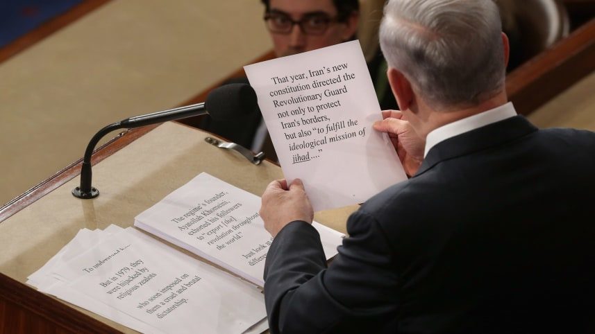 Click to enlarge netanyahu speech congress
