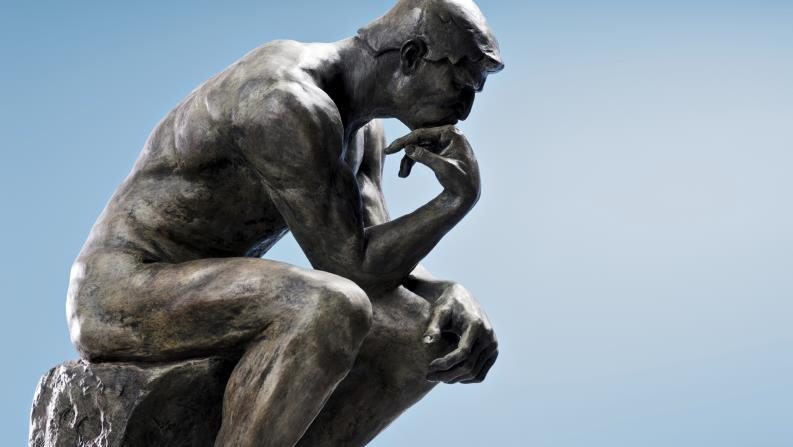 Click to enlarge The Thinker