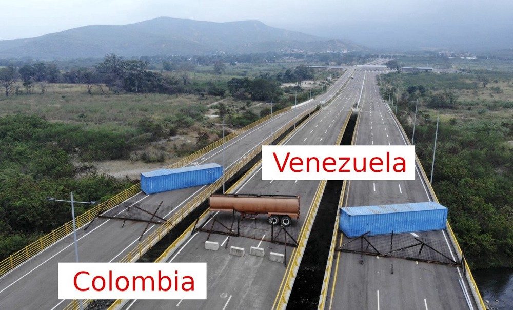 Click to enlarge Puente Tienditas Venezuela Colombia