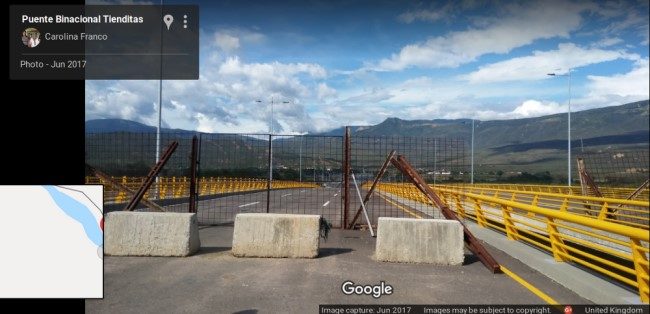 Click to enlarge Puente Tienditas Colombia Venezuela