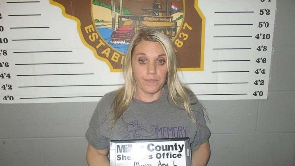 Click to enlarge Amy Murray on was arrested