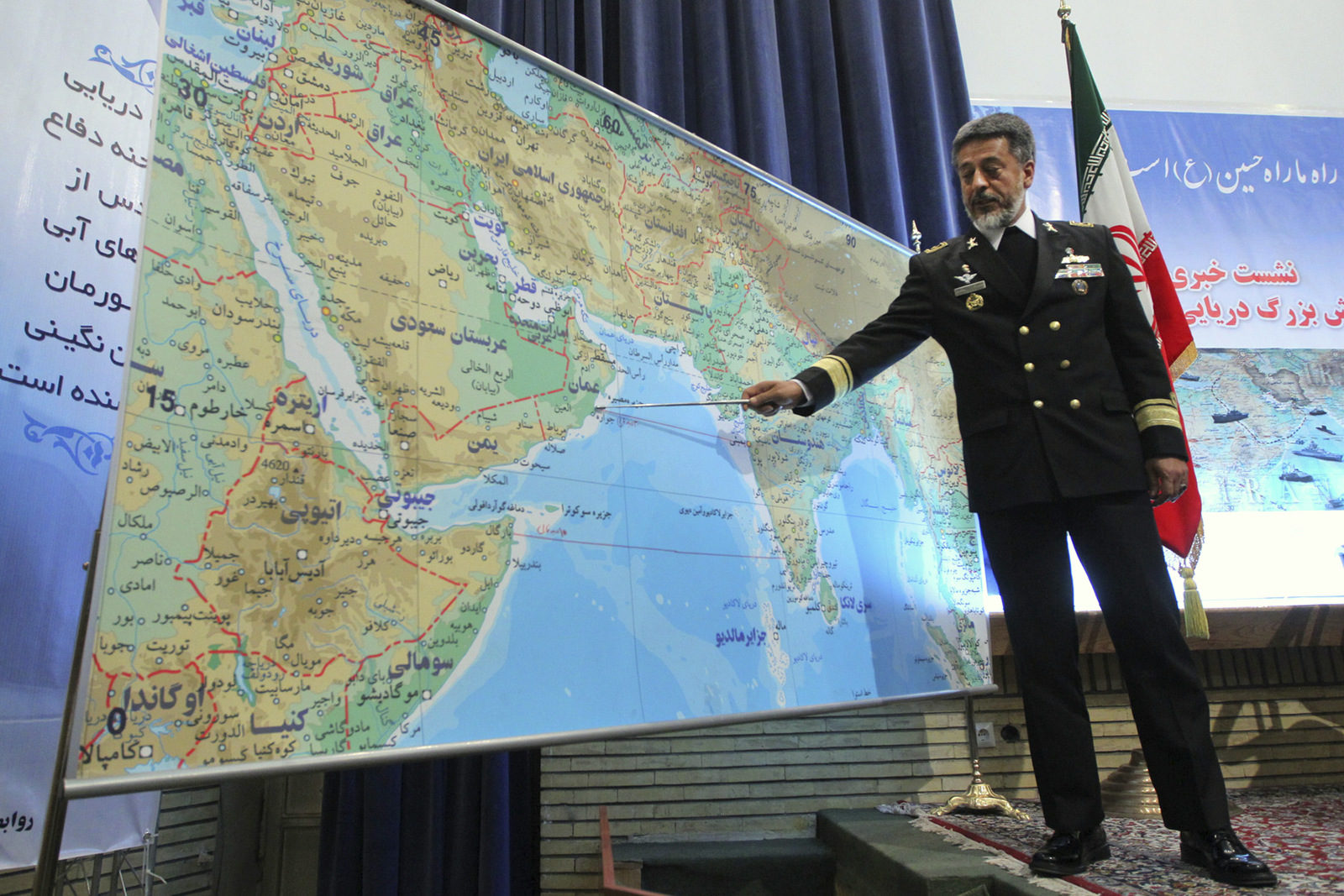 Iran’s navy chief Adm. Habibollah Sayyari