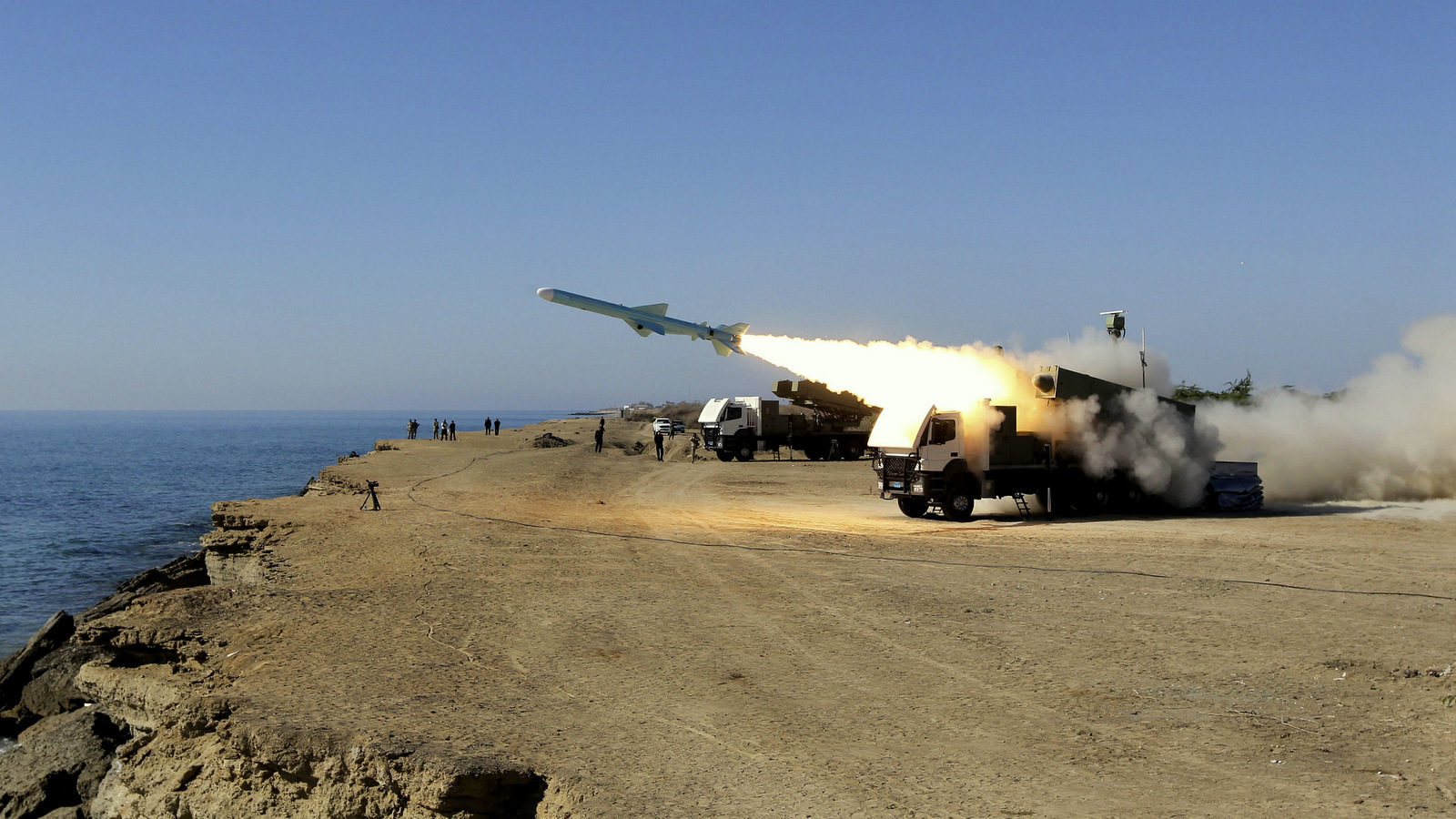 A Ghader test missile