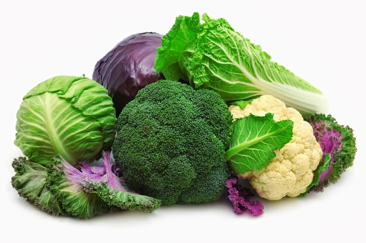Click to enlarge cruciferous vegetables