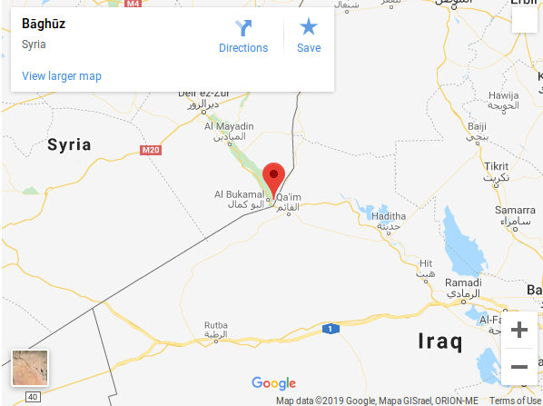 google map syria Al-Baghuz
