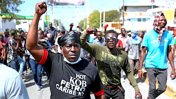 Haiti protesters