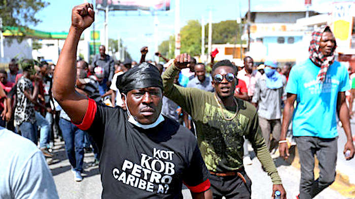 Haiti protesters