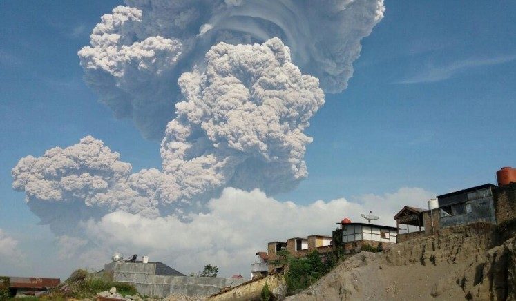 Click to enlarge Mount Sinabung in Karo Regency, North Sumatra
