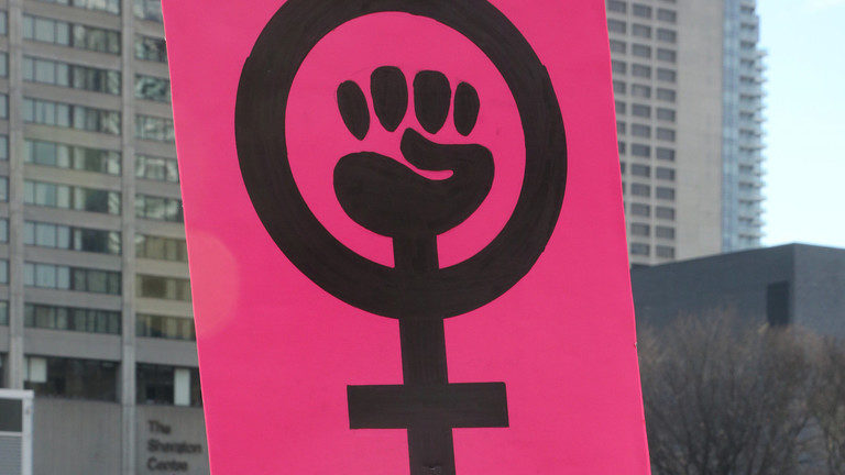 Click to enlarge Women's March in Toronto, Canada