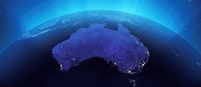 australia from space
