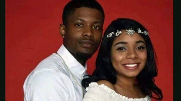 Skylar Williams and her suspected abductor, Ty'rell Pounds.