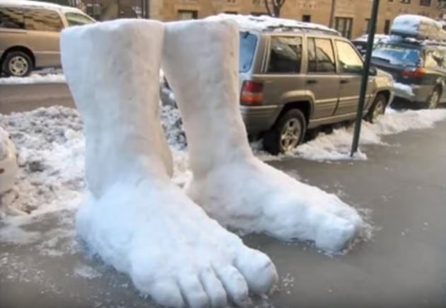 Two feet of snow