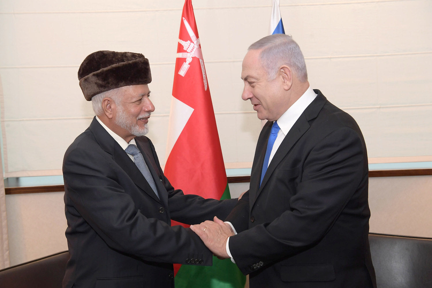 Click to enlarge Netanyahu Yusuf bin Alawi
