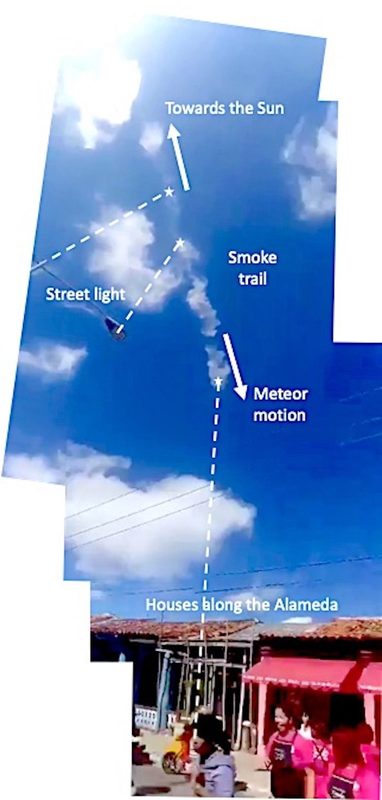 Click to enlarge meteor directional compilation