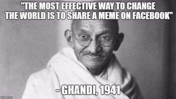 Ghandi meme
