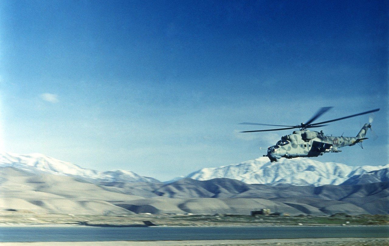 Click to enlarge Soviet Mi-24 Hind Attack Helicopter