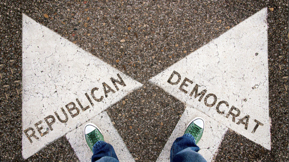 Click to enlarge republican democrat