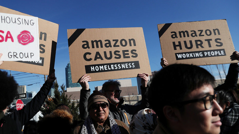 amazon protest