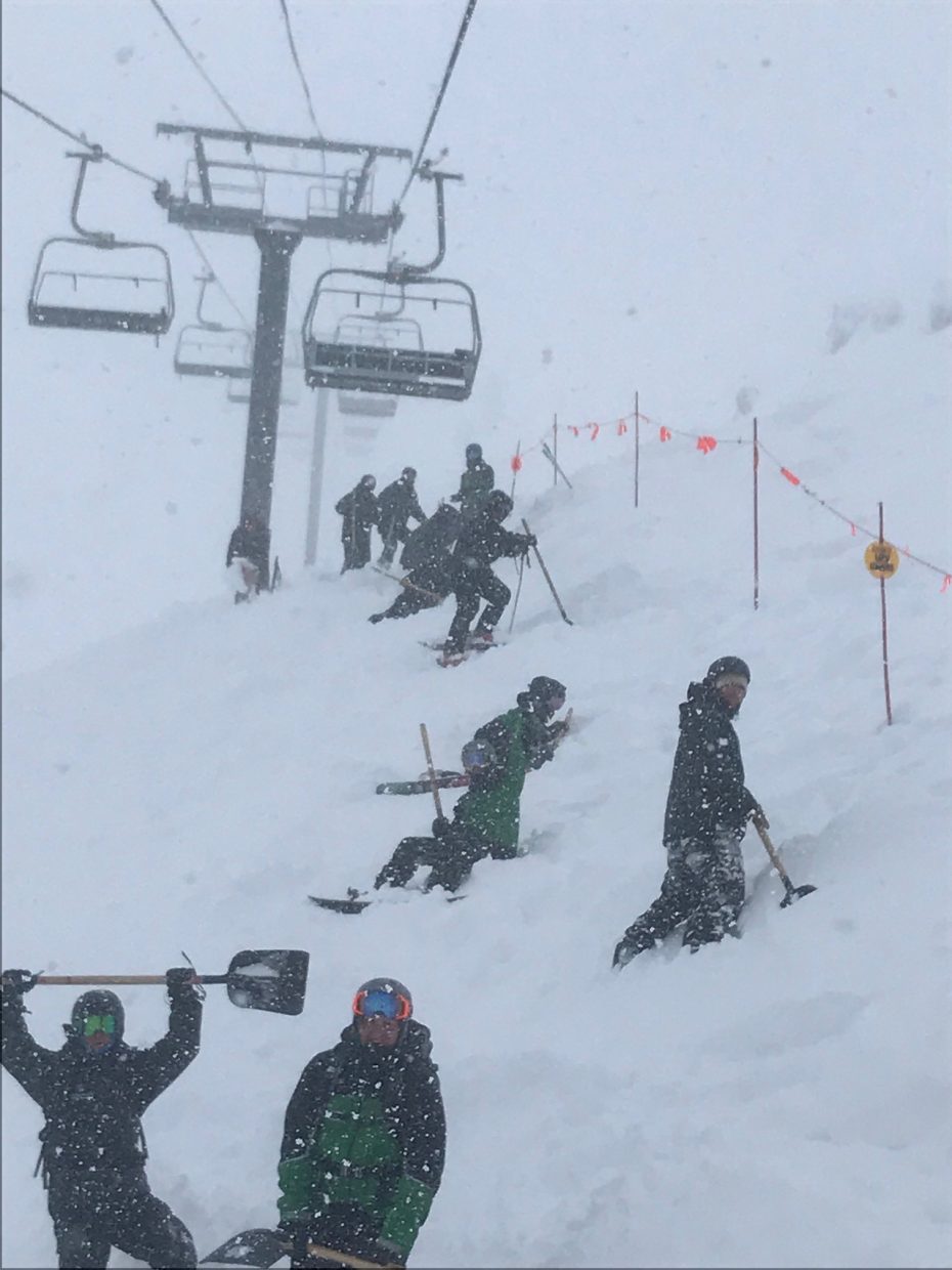 Squaw Valley Alpine Meadows set a record for snowfall in February with 205 inches for the month.
