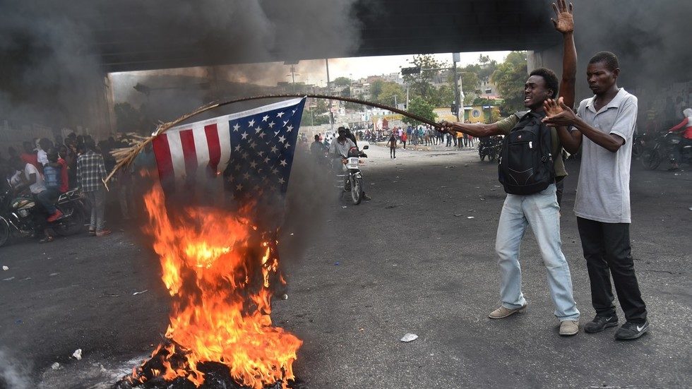 Click to enlarge haiti protests feb 2019
