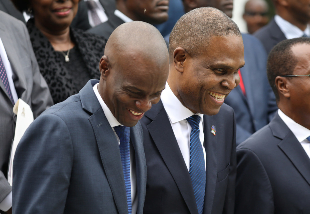 Haitiain PM Ceant, Haitian President Moise