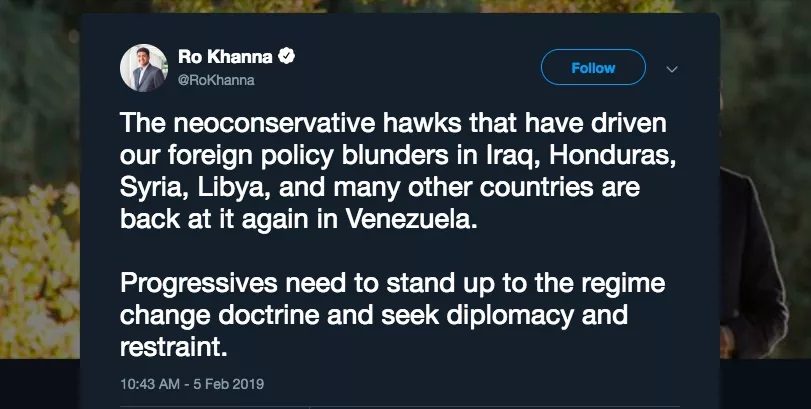 ro khanna tweet