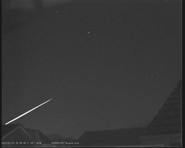 meteor blackfield feb 15th 2019