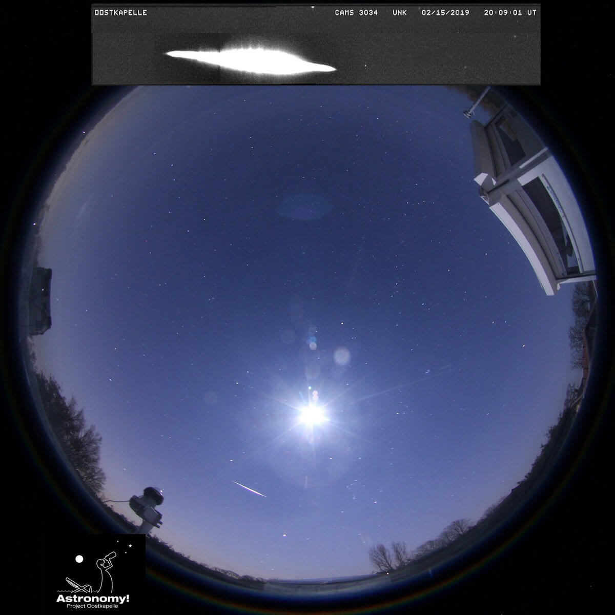 Oostkapelle, Netherlands meteor fireball