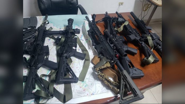 guns seized by Haitian government