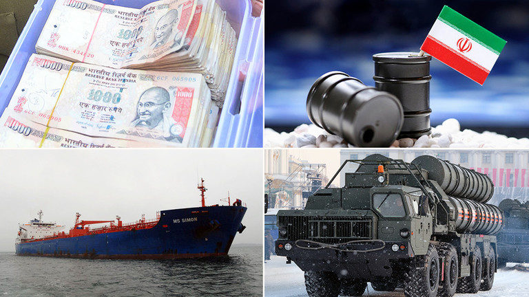 Iranian oil, Indian rupee, Russian weapons