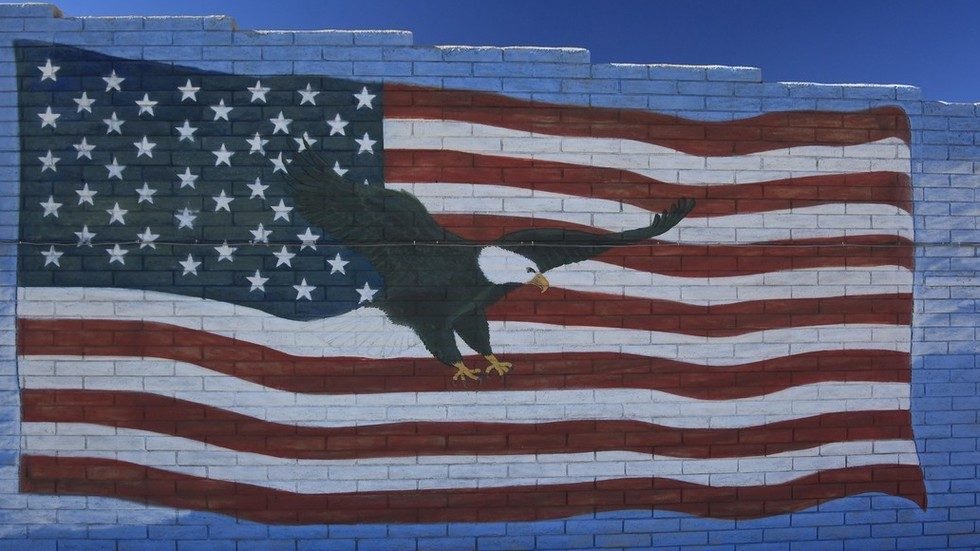 Click to enlarge flag painting