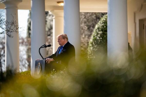 Click to enlarge trump rose garden speech