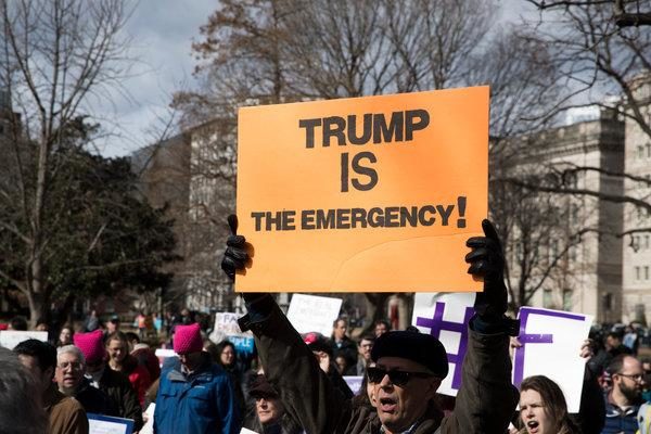 protest emergency wall
