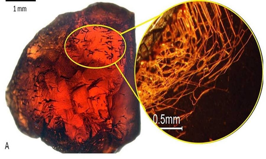 tunnels in garnets