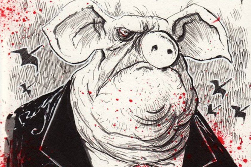 animal farm pig