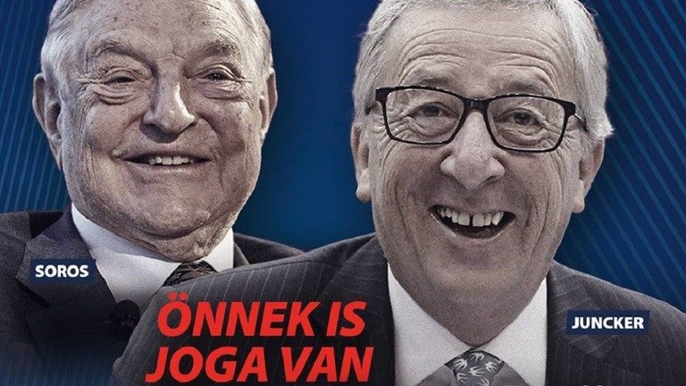 George Soros and Jean-Claude Juncker