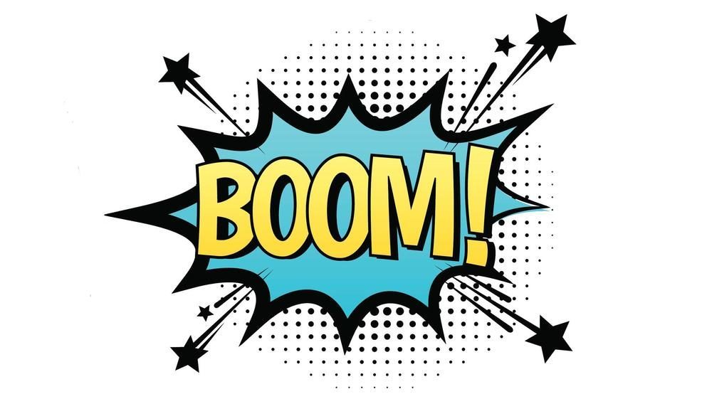 Boom картинка на белом фоне