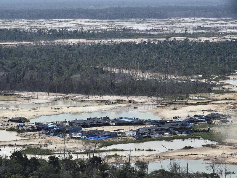 Seven people are dead after a landslide hit an illegal mining site in Peru.