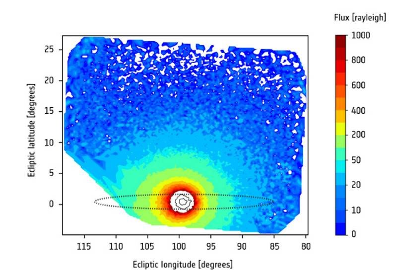 Click to enlarge SOHO geocorona