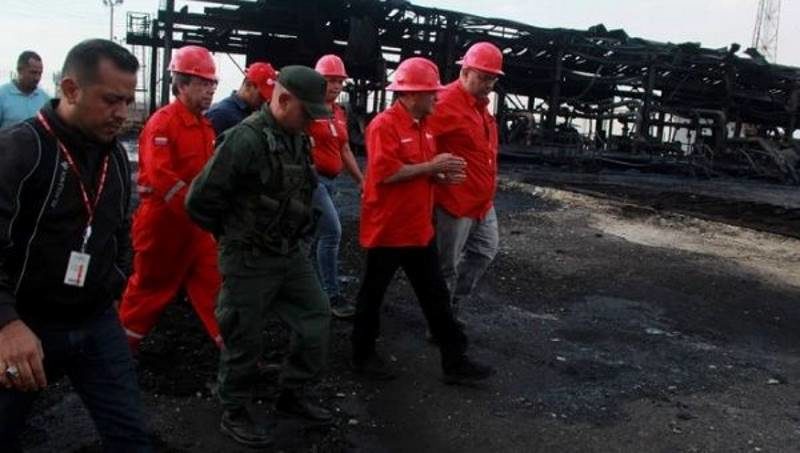 Click to enlarge terrorist attack Venezuela PDVSA