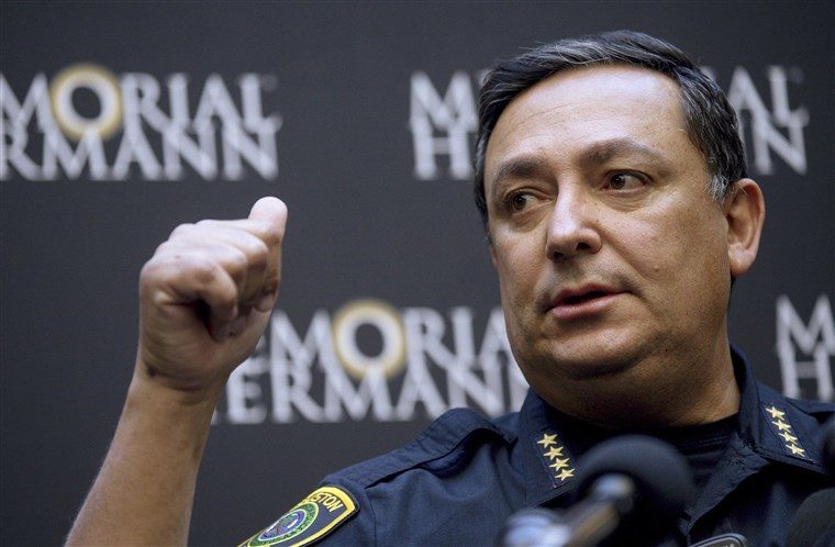 Click to enlarge Houston Police Chief Art Acevedo